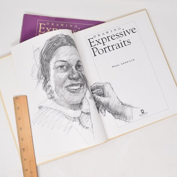 2 Books Dynamic Figure Drawing Expressive Portraits Hardcover Hogarth Leveille - Picture 12 of 16